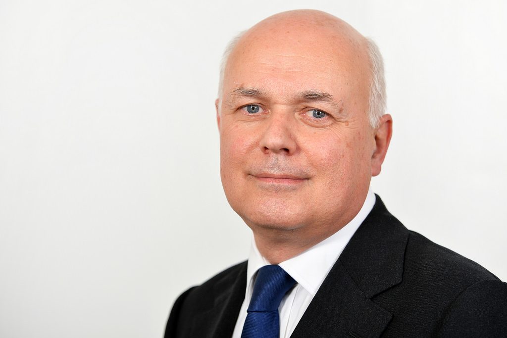 ian duncan smith, who was work and pensions secretary and responsible for job seekers