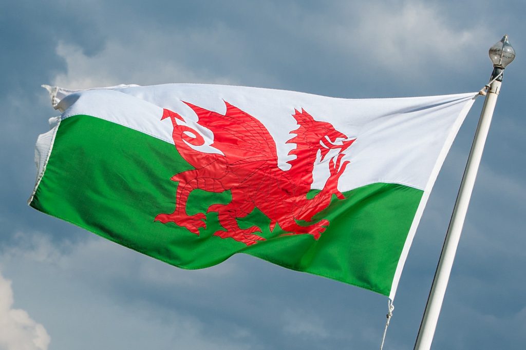 welsh flag to symbolise that wales are the only place to protect the right to play