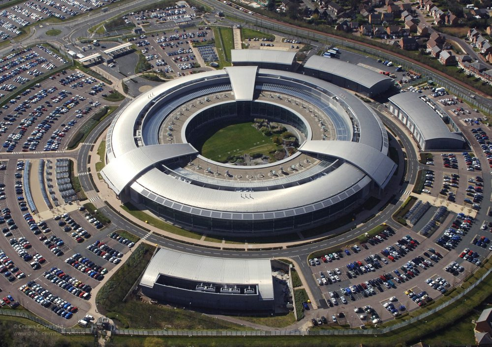 Pic is being used to highlight that European Court of Justice has ruled GCHQ has breached human rights and privacy laws in its mass surveillance of private communications